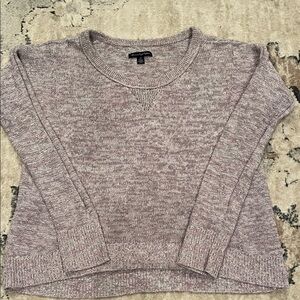 American Eagle Outfitters Light Purple Crew Neck Sweater